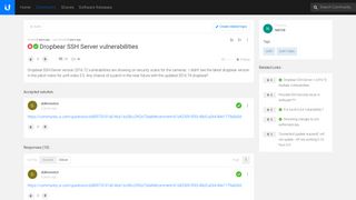 
                            5. Solved: Dropbear SSH Server vulnerabilities - Ubiquiti Networks ...