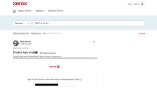 
                            2. Solved: Dropbox login issue - Customer Support Forum