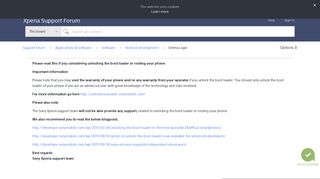 
                            1. Solved: Emma Login - Support forum - Xperia Support Forum - Sony ...