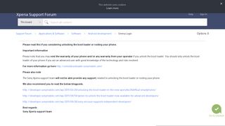 
                            1. Solved: Emma Login - Support forum - Xperia Support ...