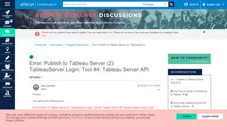 
                            7. Solved: Error: Publish to Tableau Server (2): TableauServe ...