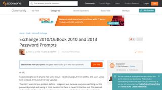 
                            3. [SOLVED] Exchange 2010/Outlook 2010 and 2013 Password Prompts ...