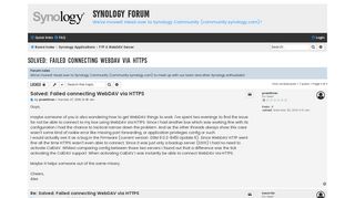 
                            5. Solved: Failed connecting WebDAV via HTTPS - Synology Forum