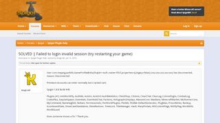 
                            6. SOLVED | Failed to login invalid session (try restarting your game ...