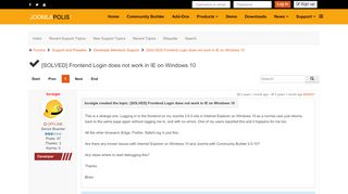
                            12. [SOLVED] Frontend Login does not work in IE on Windows 10 ...