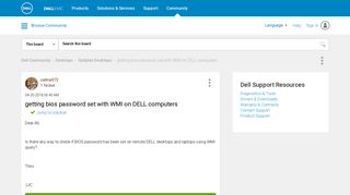 
                            5. Solved: getting bios password set with WMI on DELL computers - Dell ...