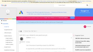 
                            13. Solved: GMC MCA: Log in details for new parent account. - The ...