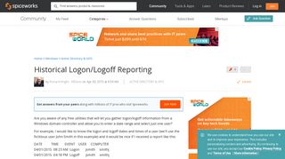 
                            4. [SOLVED] Historical Logon/Logoff Reporting - Active Directory ...