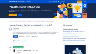 
                            3. Solved: How do I access the Jira administration console?