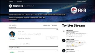 
                            10. Solved: how do i connect my origin account to my xbox 360 - Answer HQ