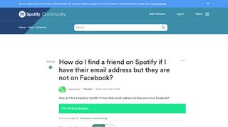 
                            7. Solved: How do I find a friend on Spotify if I have their ...