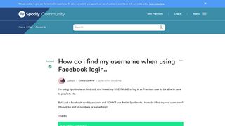 
                            11. Solved: How do i find my username when using Facebook logi ...