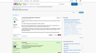 
                            12. Solved: How Do I Recover My Nectar Card Number? - The eBay Community