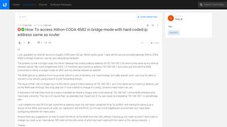 
                            11. Solved: How To access Hitron CODA 4582 in bridge mode with hard ...