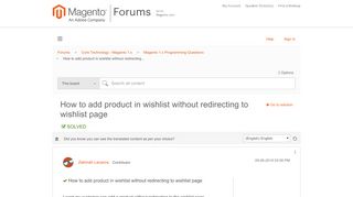 
                            3. Solved: How to add product in wishlist without redirecting ...