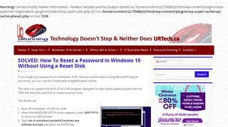 
                            9. SOLVED: How To Reset a Password in Windows 10 Without Using a ...
