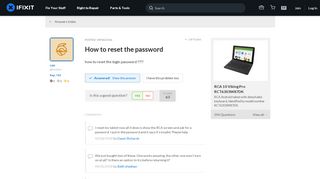 
                            11. SOLVED: How to reset the password - RCA 10 Viking Pro RCT6303W87DK ...