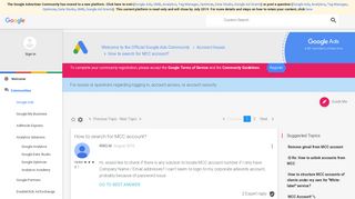 
                            9. Solved: How to search for MCC account? - The Google Advertiser ...