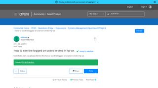
                            7. Solved: how to see the logged on users in cmd in hp-ux - Micro ...