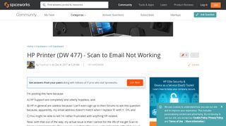 
                            11. [SOLVED] HP Printer (DW 477) - Scan to Email Not Working ...