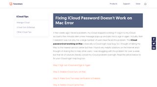 
                            12. [Solved] iCloud Password Not Working on Mac - Tenorshare