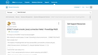 
                            5. Solved: iDRAC7 virtual console (Java) connection failed ... - Dell