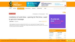 
                            12. [Solved] installation of corel draw - opening for first time, i ...