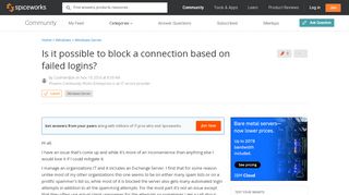
                            5. [SOLVED] Is it possible to block a connection based on failed ...