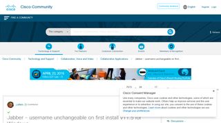 
                            6. Solved: Jabber - username unchangeable on first... - Cisco Community