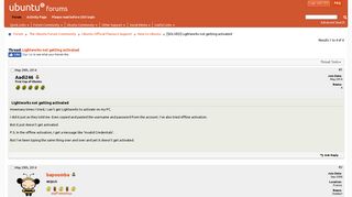 
                            4. [SOLVED] Lightworks not getting activated - Ubuntu Forums