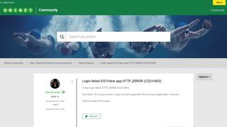 
                            2. Solved: Login failed IOS Poker app ... - Unibet Community