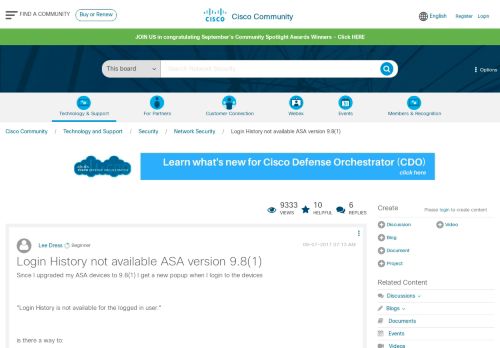 
                            2. Solved: Login History not available ASA version... - Cisco Community