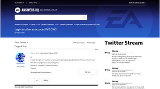 
                            10. Solved: Login in other ea account PVZ GW2 - Answer HQ