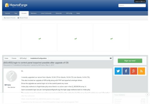 
                            9. [SOLVED] login to control panel loops/not possible after upgrade ...