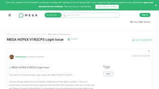 
                            8. Solved: MEGA HOPEX V1R2CP3 Login Issue - MEGA Community
