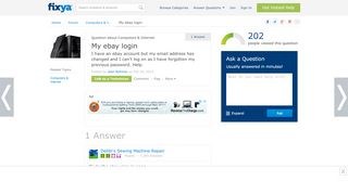 
                            13. SOLVED: My ebay login - Fixya