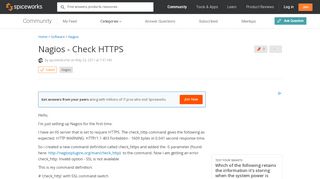 
                            6. [SOLVED] Nagios - Check HTTPS - Spiceworks Community