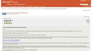
                            6. [SOLVED] Noob problem: Evolution POP -ERR Login ...