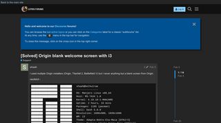 
                            10. [Solved] Origin blank welcome screen with i3 - Support - Lutris Forums