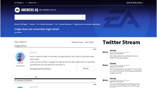 
                            2. Solved: Origin does not remember login detail - Answer HQ