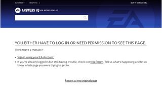 
                            3. [Solved!!] Origin login is currently unavailable - EA Answers HQ