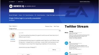 
                            5. Solved: Origin Online login is currently unavailable' - Answer HQ
