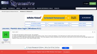 
                            2. [SOLVED] - Painful slow login (Windows 8.1) | Sysnative Forums