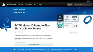 
                            3. Solved: PC Windows 10 Remote Play Black or Blank Screen ...