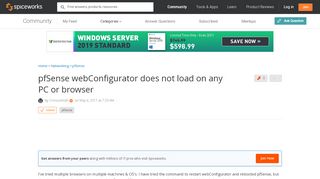 
                            12. [SOLVED] pfSense webConfigurator does not load on any PC or ...