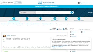 
                            6. Solved: Pin for Personal Directory - Cisco Community