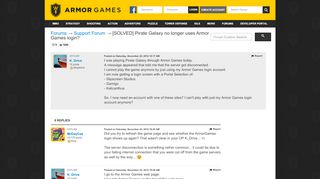 
                            13. [SOLVED] Pirate Galaxy no longer uses Armor Games login? - Armor ...
