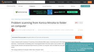 
                            2. [SOLVED] Problem scanning from Konica Minolta to folder on ...