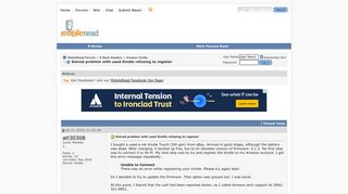 
                            9. Solved problem with used Kindle refusing to register - MobileRead ...