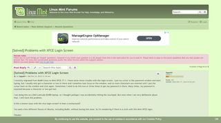 
                            9. [Solved] Problems with XFCE Login Screen - Linux Mint Forums